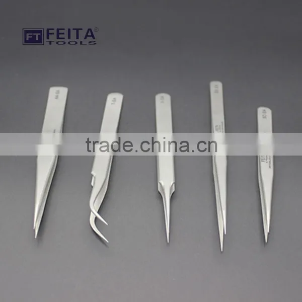 Mobile Phone Repairing Widely Use ESD Stainless Steel Vetus Tweezers Dongguan Supplier photo-2