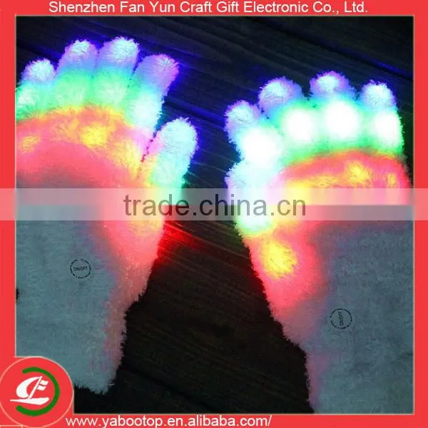Finger Tip Led Light Glove Flashing Light Glove Party Led Gloves