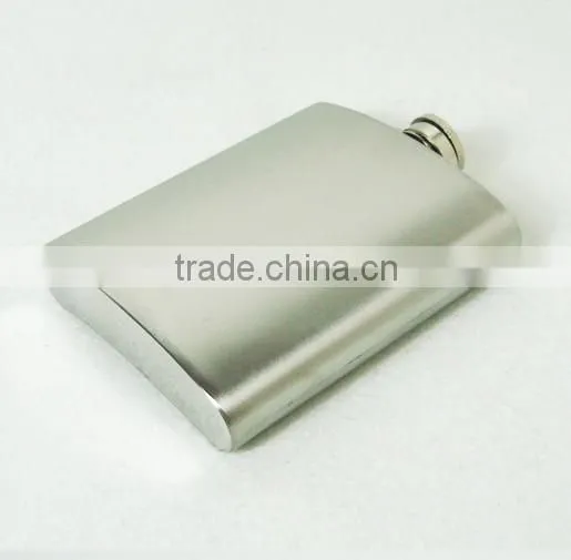2 - 6 oz Metal Body Material Hip Flask photo-2