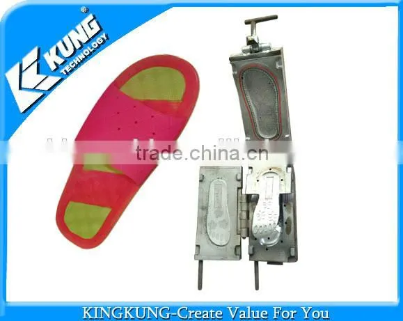Newest Design Double Color PCU Shoe Sole Mould Made in China photo-2
