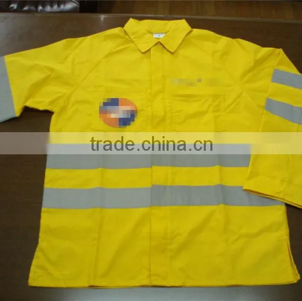 Yellow High Quality New Design Wholesale Fashion Europe Market TC Workwear Overall Work Cloth photo-2