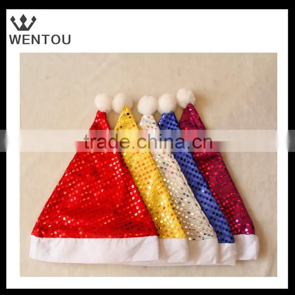 Wholesale Christmas Glitter Hat
