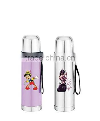 Bullet type vacuum flask