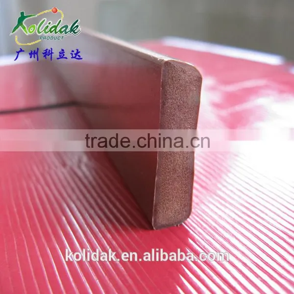 Wood Grain Foam Rectangle Pvc Profile Extrusion photo-2