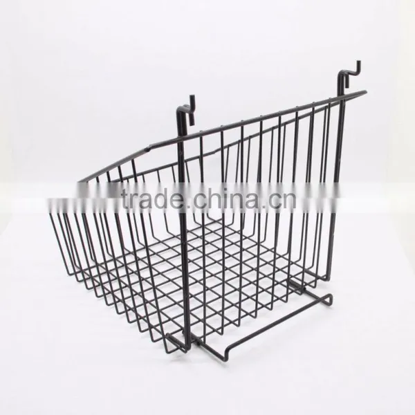 Iron Wire Fruit Basket Chrome Finish photo-3