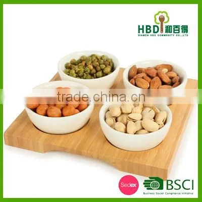 High Quality Hot Selling Bamboo Dessert Plate Wholesale photo-2
