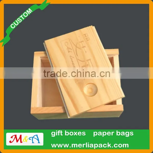 Sliding Lid Real Wood Box Vegetable-based Soap Sun Kissed Box photo-2
