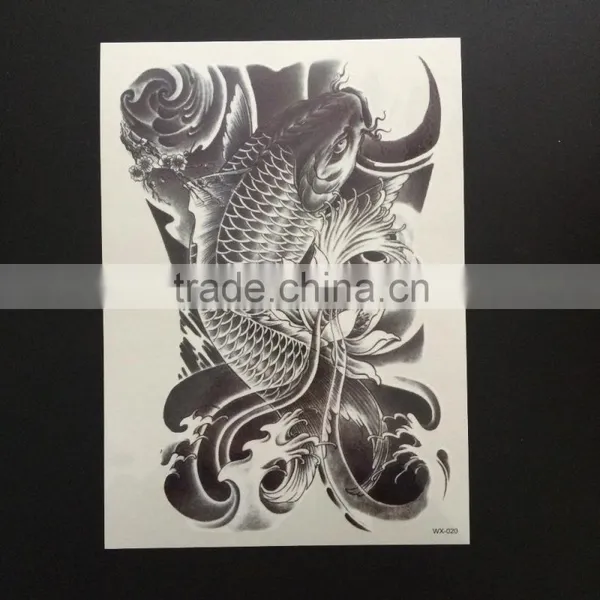 WX- 016 Buddha Tattoo Sticker/ Decorative Fake Tattoo/ High Quality Body Art Tattoos photo-2