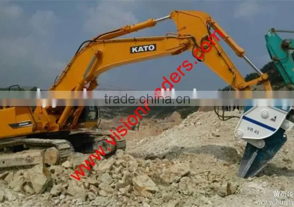 Zx35u Excavator Mounted Hydraulic Sheet Pile Driver Vibro Hammer for Concrete Piles photo-3