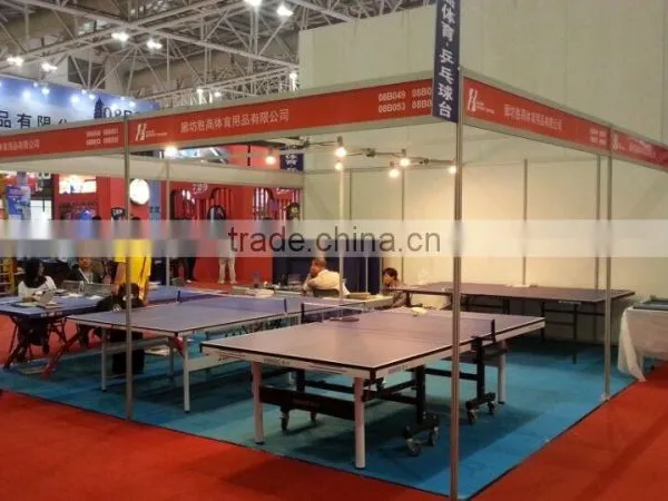 Hebei Factory Manufacture Tainbow Shape Table Indoor/outdoor Table Folded Portable Tennis Table photo-5