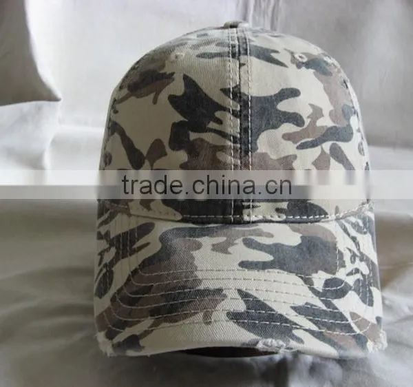 Stylish Plain Camo Baseball Cap photo-2
