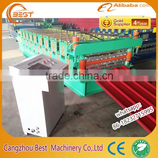 IBR wall sheet roll forming machine AND wave shape machine