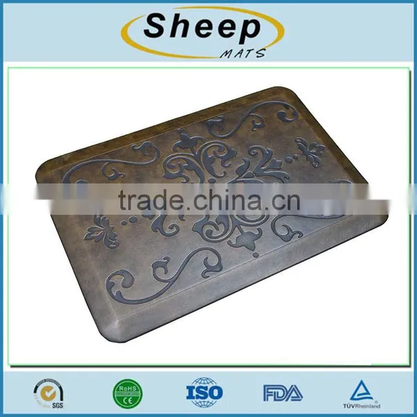 Custom Print Non-toxic Kitchen Office Anti-slip Floor Outdoor Rubber Mat photo-4