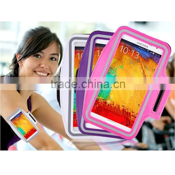2015 Best Mobile Phone Accessories Soft Lycra Material Sport Stretch Armband photo-2
