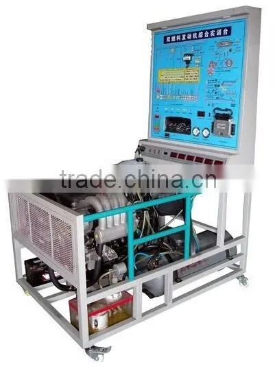 Electrically controlled dual-fuel engine trainer