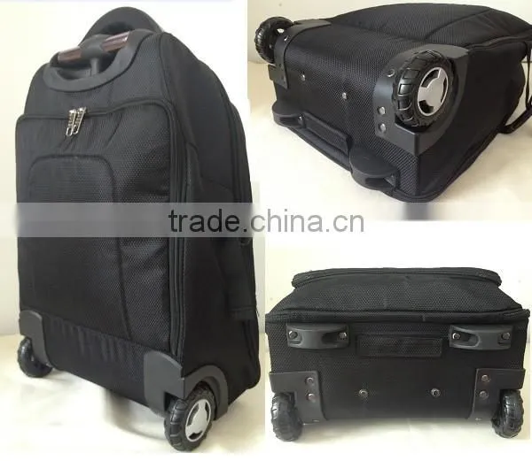 2015 New Design Roling Laptop Trolley Backpack(TROB15-002) photo-3