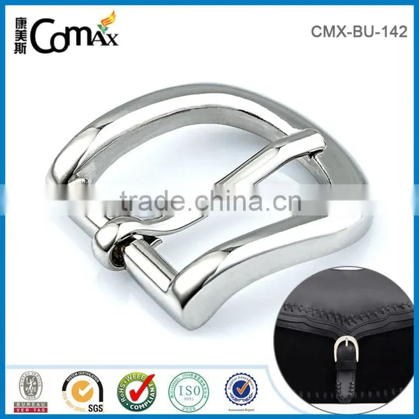 Hot Sale Shiny Silver Metal Pin Belt Buckle photo-5