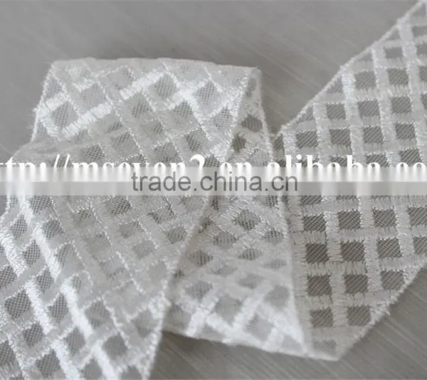 High Quality White 100% Polyester Lace Trim Guipure Lace for Hat photo-4