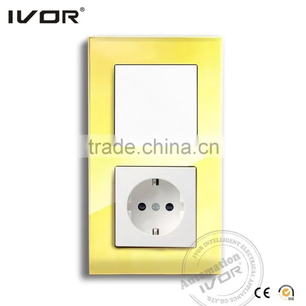 EURO Socket and Switch, German Socket, CE Certificated photo-4