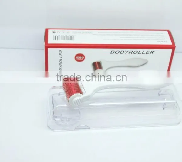 Cosmetic Implement Freckle Removal ce Certificate Derma Roller 1080 Needles Changeable Head Body Roller-L008 photo-4