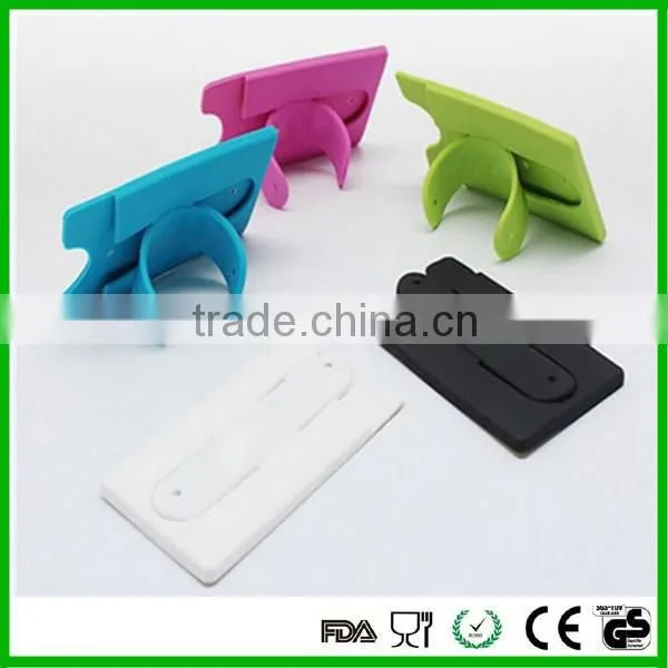 Fashion Silicone Holder Sticker Smart Wallet Mobile Phone Bags & Cases photo-3