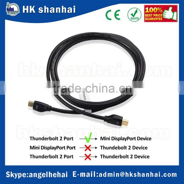 2016 Hot Sale 4K Resolution Ready Male to Male Mini Displayport dp Cable Connect PC/desktop/MAC to Ultra HD Monitor photo-5