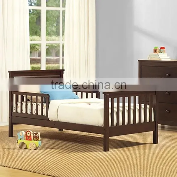 Espresso Color Baby Relax Wood Toddler Bed photo-3