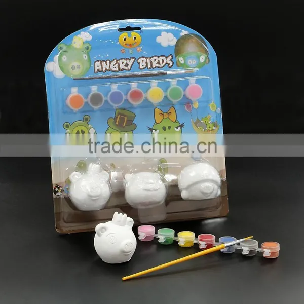 Non-toxic Gypsum Graffiti Toy With Paint Set for Children photo-2