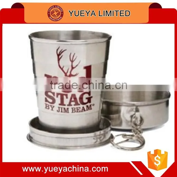 Creative Stainless Steel Folding Cups Portable Traveling Sports Cups Size M photo-2