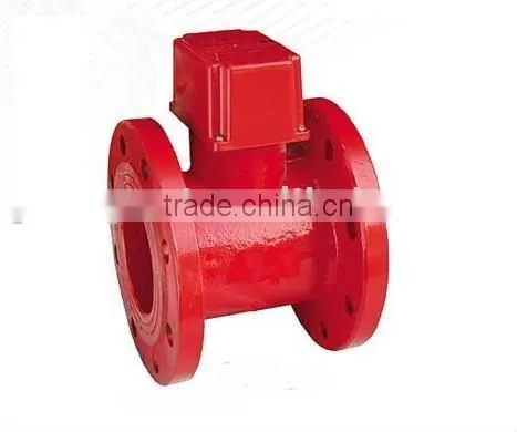 Flange type flow indicator for fire fighting system
