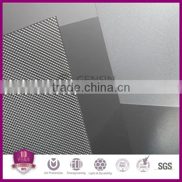 Prismatic Light Diffused Polycarbonate Solid Sheet, Prism Pattern PC Sheet photo-6