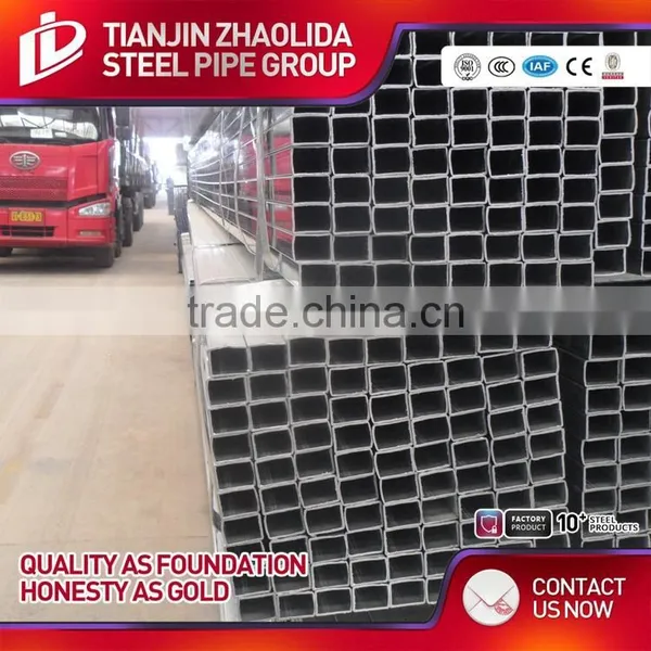 Zinc Coated 200 g - 500 g Hollow Section Square Steel Tube for Greenhouse Furniture Fence Post photo-6