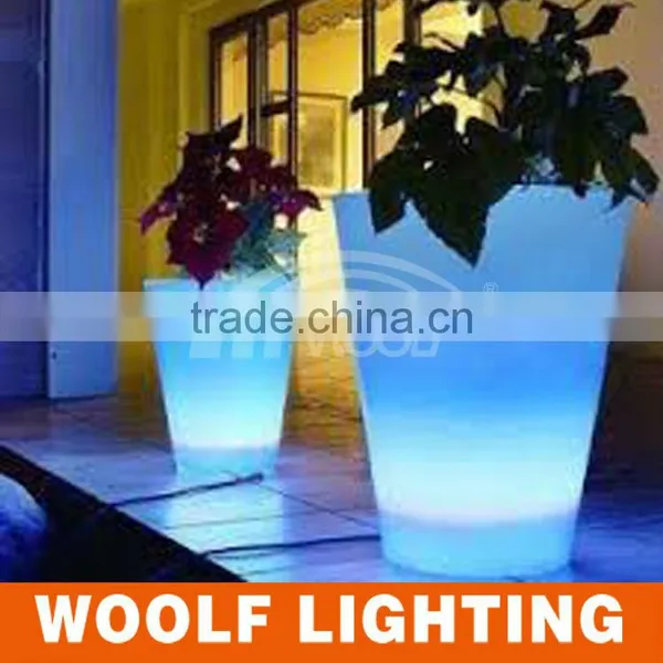 Fantastic Cute Outdoor Garden Decorative Luminous Glowing LED Light Flower Pot photo-6