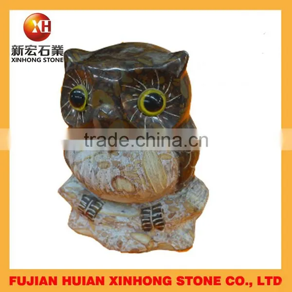 Lovely White Marble Dog Stone Craft Table Decoration photo-6