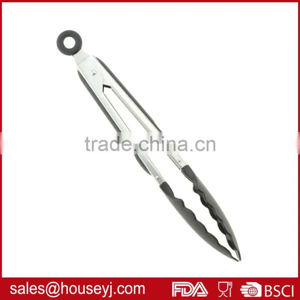 10 Inch High Quality Stainless Steel Bread Tongs Food Tongs Kitchen Serving Tongs photo-5