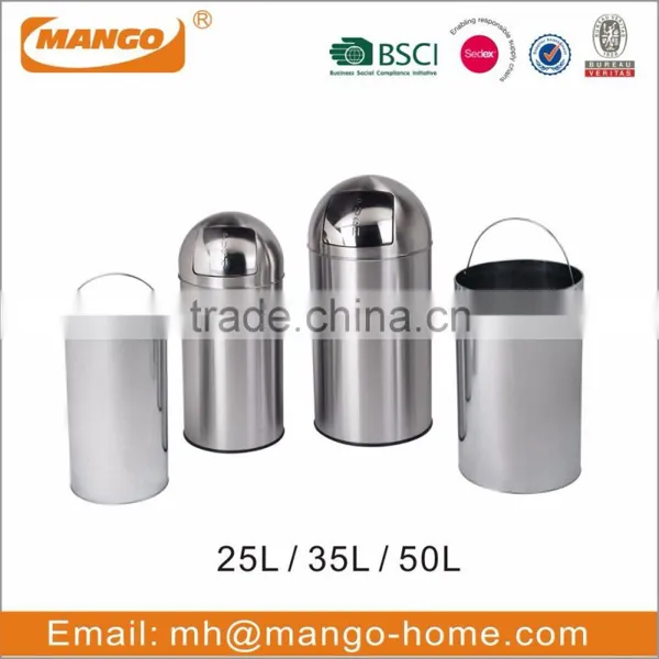 38L Plastic Lid Touch Opening Waste Bin photo-5