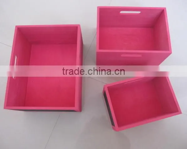 Wholesale Wooden Crates With Chalk Board Front photo-4