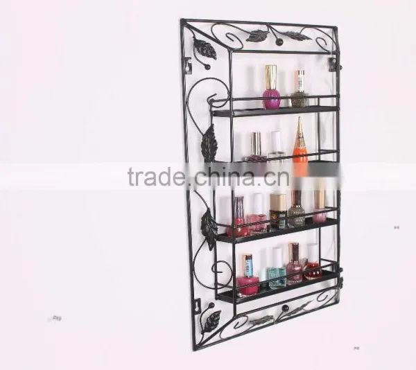 New Product Floor Standing Display Shelf Metal Nail Polish Rack photo-5