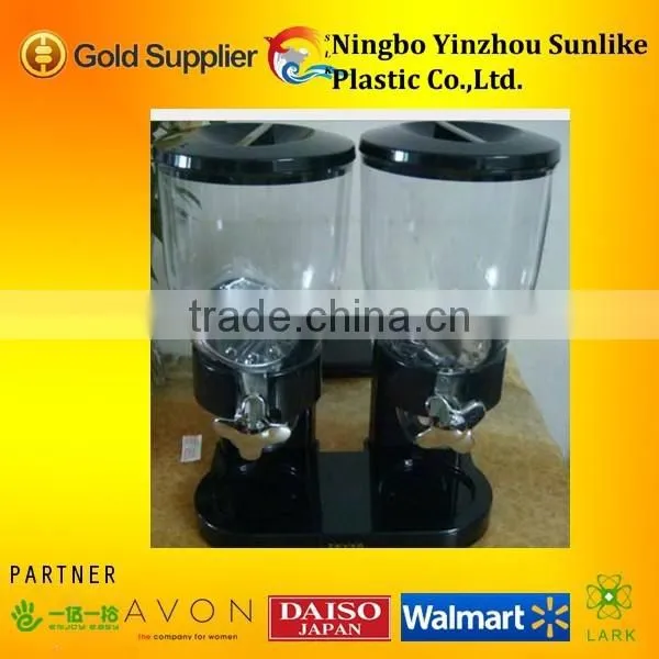 Double Head Grist Mill,Cereal Food Dispenser, Grain Mill