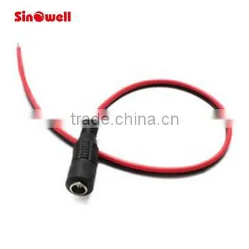 Flat Type 22AWG dc Cable Plug for CCTV 30cm 5.5*2.1mm photo-5