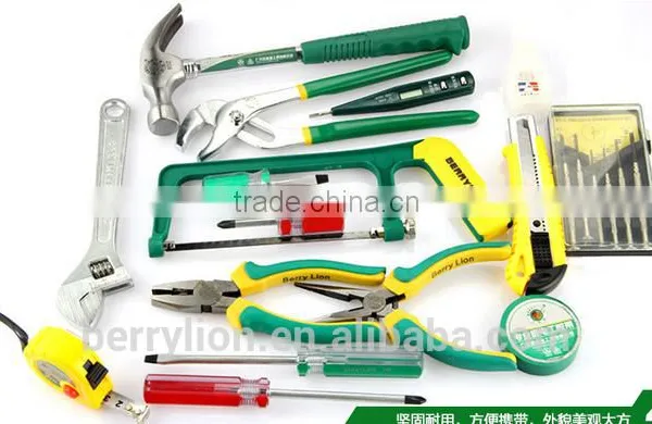 Berrylion 22pcs Tool Set Plier Wrench Screwdriver Measuring Tapes Home Use Toolset photo-3