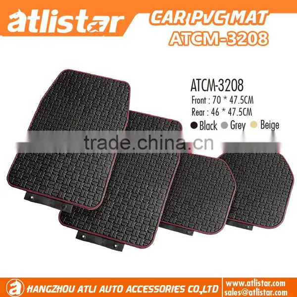 Universal 4pcs Full Set Floor Pvc Car Mat photo-4