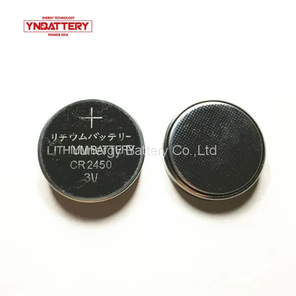 Coin Battery CR2450 3v LiMnO2 Lithium Ion Rechargeable Button Battery 1050mAh photo-3