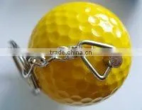 Golf Ball Keychain/plastic Ball Keychain/ball Shape Keyring