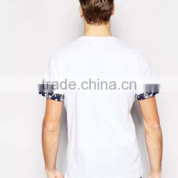 OEM New Design Round Neck 100% Cotton Blank Pocket T Shirt Wholesale photo-5