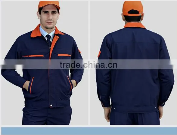 Customized 2015 Lastest 100% Cotton Canvas Thicker Coverall Work Uniform photo-4