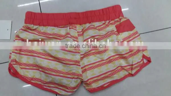 High Quality Comfortable Beach Girl Bermuda Shorts Clearance Stock photo-3