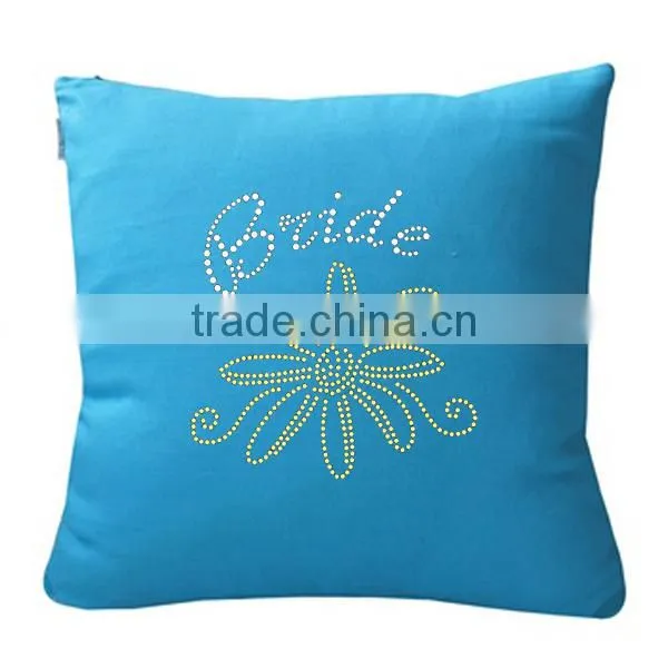 2016 Wholesale Crystal Strass Rhinestone Design For Pillow Case And Cushion Cover photo-5