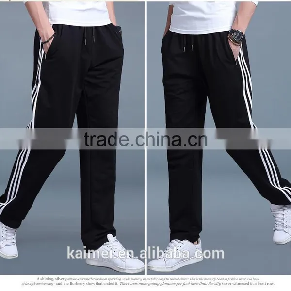 2017 Wholesale Oversize Life Gym Good Quality Comfortable Tracking Pants Man CVC(60/40) photo-3
