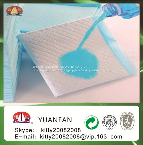 High Quality SS pp Spunbond Nonwoven Fabric for Pet Training Pad photo-2